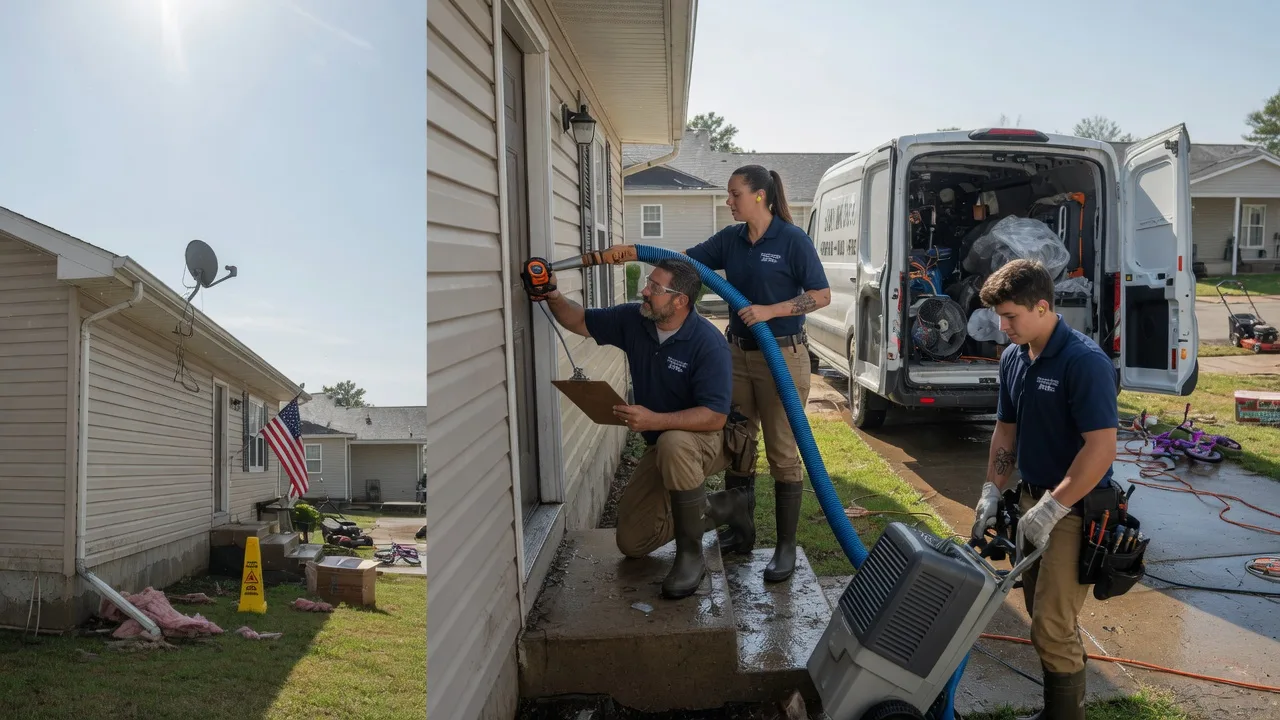 Ceiling Water Damage Restoration in Dunlap, IL near me